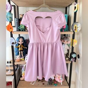 Sabo Skirt Lavender Heart Cutout Dress